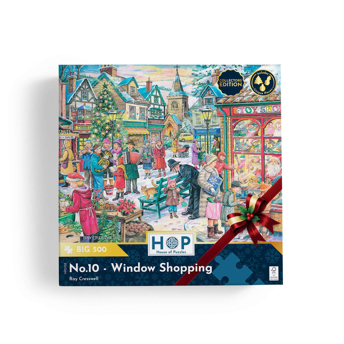 Box, straight on: Window Shopping – 500 XL Piece Jigsaw Puzzle (House of Puzzles)
