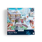 Box, straight on: Winter Walk – 500 XL Piece Jigsaw Puzzle (House of Puzzles)