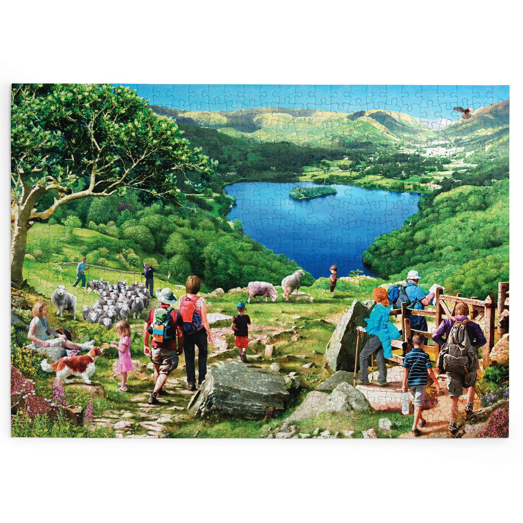 Made up: Lake View – 500 XL Piece Jigsaw Puzzle (House of Puzzles)