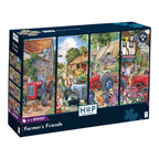 Box, turned right: Farmer's Friends – 4 x BIG 250 Piece Jigsaw Puzzle (House of Puzzles)