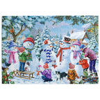 Made up: Seven Silly Snowmen by Barry Hall – 1000 Piece Jigsaw Puzzle (House of Puzzles)