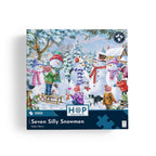 Box, straight on: Seven Silly Snowmen by Barry Hall – 1000 Piece Jigsaw Puzzle (House of Puzzles)