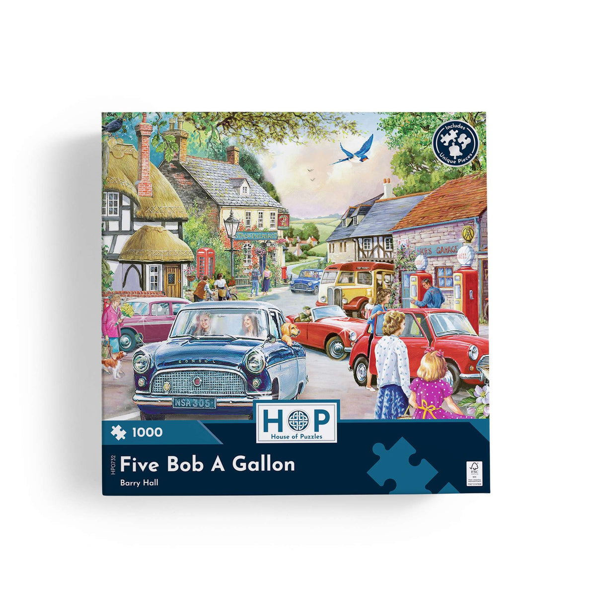Box, straight on: Five Bob A Gallon by Barry Hall – 1000 Piece Jigsaw Puzzle (House of Puzzles)
