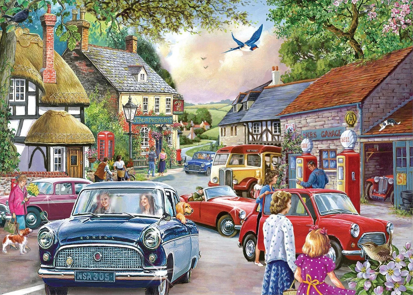 Five Bob A Gallon by Barry Hall – 1000 Piece Jigsaw Puzzle (HOP)