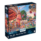Box, turned right: No. 28 - Fun at the Fair by Keith Stapleton – 1000 Piece Jigsaw Puzzle (Gibsons)