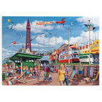 Made up: Blackpool Promenade by Keith Stapleton – 500 XL Piece Jigsaw Puzzle (House of Puzzles)