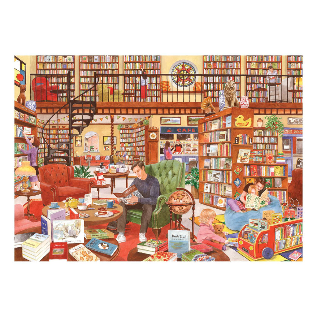 Tea and Tales by Tracy Hall – 500 Piece Jigsaw Puzzle (House of Puzzles)