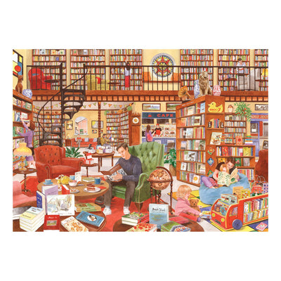 Tea and Tales by Tracy Hall – 500 Piece Jigsaw Puzzle (House of Puzzles)
