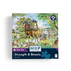 Box, straight on: Strength & Beauty by Barry Hall – 250 Piece XL Jigsaw Puzzle (House of Puzzles)