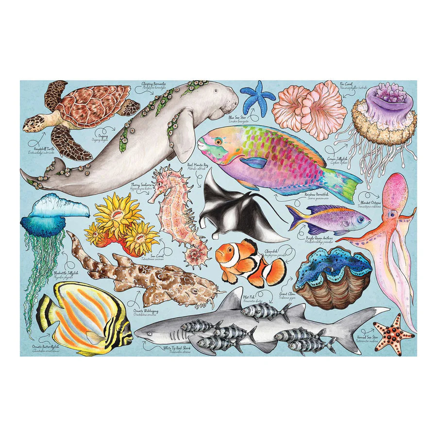 Great Barrier Reef by Mirri Rowland - 1000 Piece Jigsaw Puzzle (House of Puzzles)
