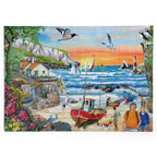 Made up: Seaside Sunset by Robert Barry - Big 250 Piece Jigsaw Puzzle (House of Puzzles)