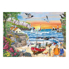 Seaside Sunset by Robert Barry - Big 250 Piece Jigsaw Puzzle (House of Puzzles)