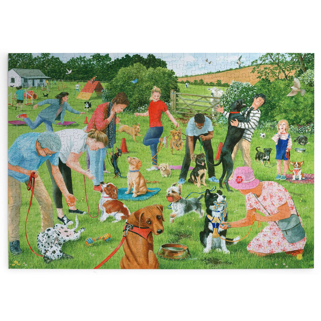 Made up: Puppy School by Tracy Hall - 500 Piece Jigsaw Puzzle (House of Puzzles)