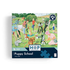 Box, straight on: Puppy School by Tracy Hall - 500 Piece Jigsaw Puzzle (House of Puzzles)