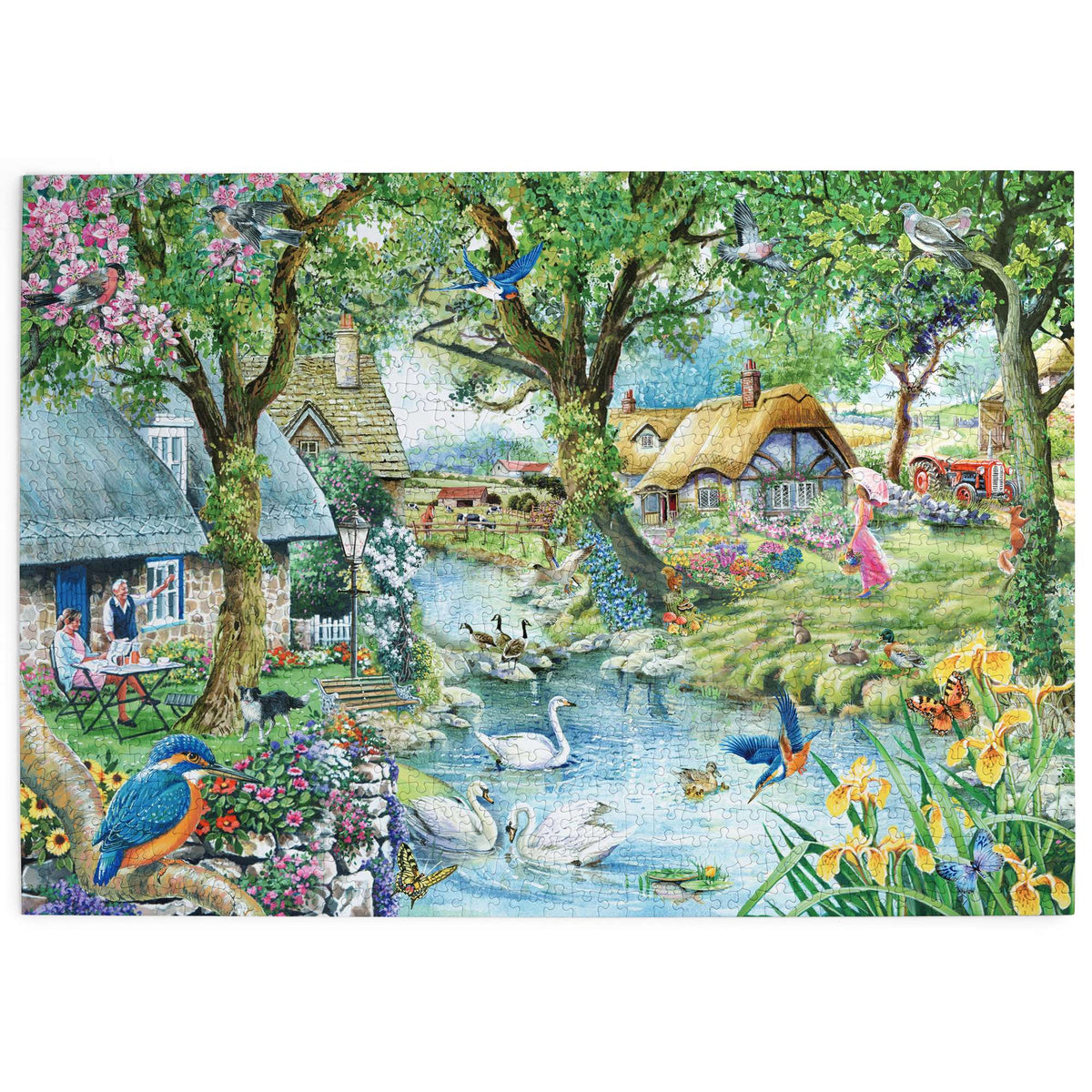 Made up: Kingfisher Cottage by Robert Barry - 1000 Piece Jigsaw Puzzle (House of Puzzles)