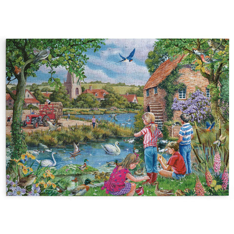 Made up: Dabbling Ducks by Robert Barry - 500 Piece Jigsaw Puzzle (House of Puzzles)