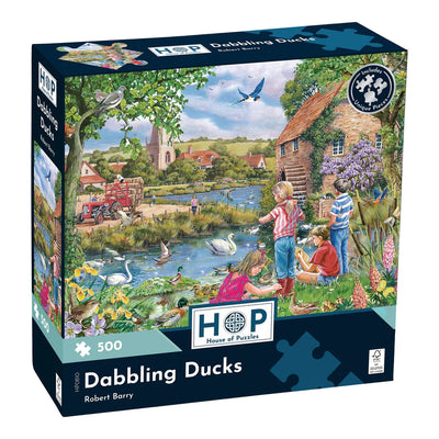 Dabbling Ducks by Robert Barry - 500 Piece Jigsaw Puzzle (House of Puzzles)