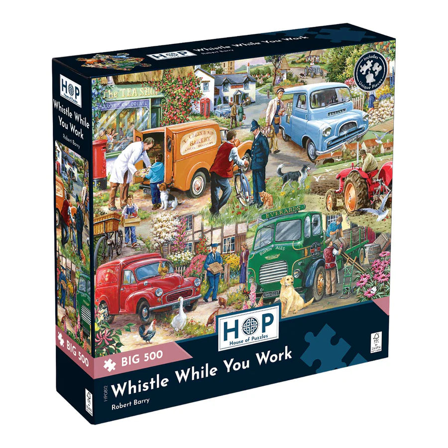 Whistle While You Work by Robert Barry - 500 Piece Jigsaw Puzzle (House of Puzzles)