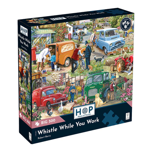 Whistle While You Work by Robert Barry - 500 Piece Jigsaw Puzzle (House of Puzzles)