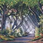 Detail of the artwork: Dark Hedges by Keith Stapleton - 500 Piece Jigsaw Puzzle (House of Puzzles)