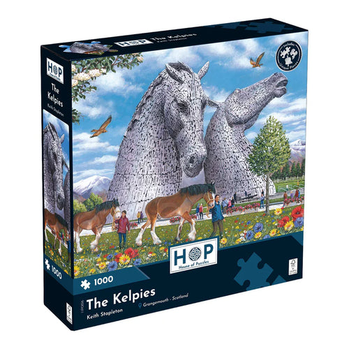 The Kelpies by Keith Stapleton - 1000 Piece Jigsaw Puzzle (House of Puzzles)