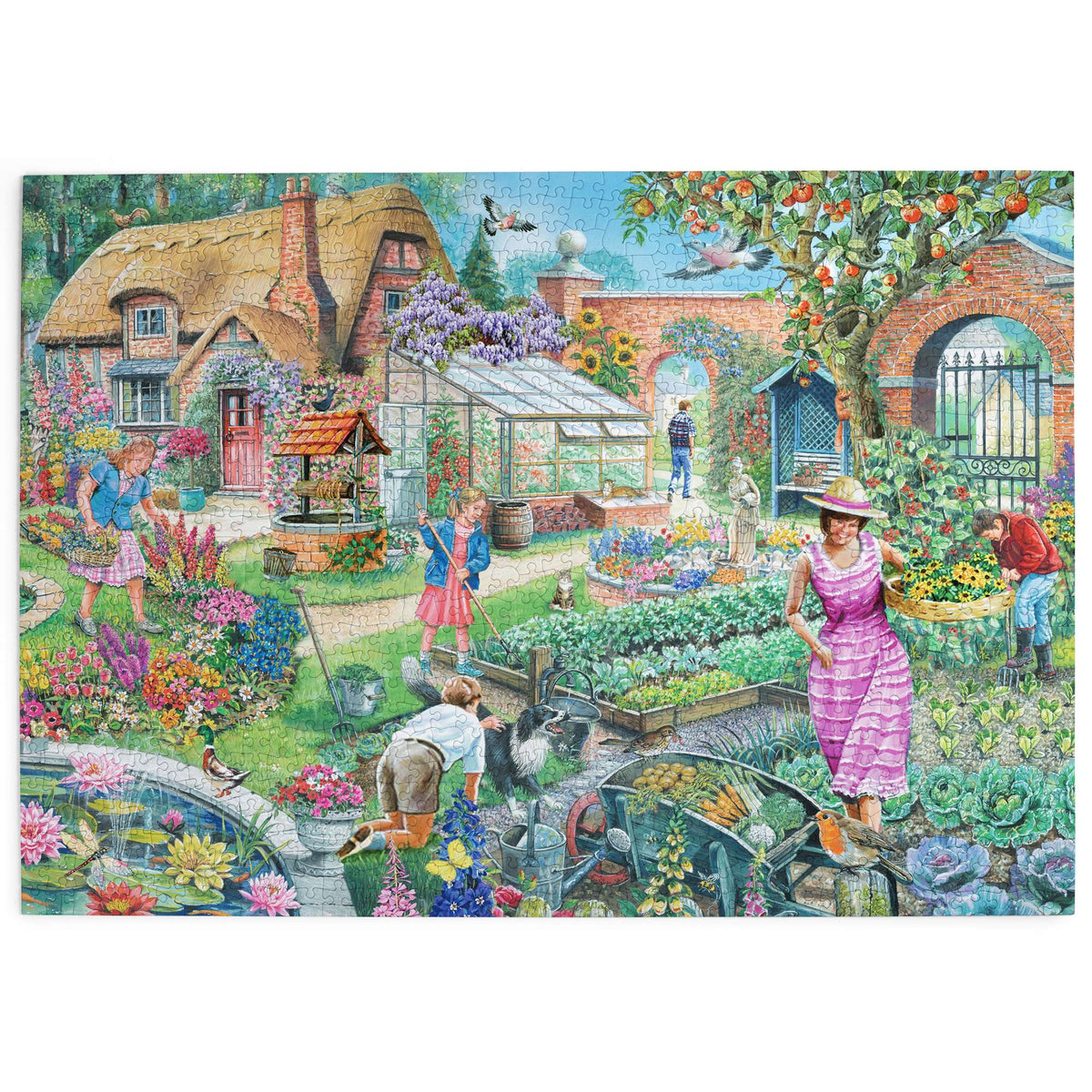 Made up: No.29 - Pretty Potager by Robert Barry - 1000 Piece Jigsaw Puzzle (House of Puzzles)