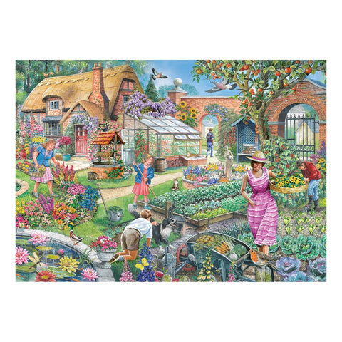 Artwork: No.29 - Pretty Potager by Robert Barry - 1000 Piece Jigsaw Puzzle (House of Puzzles)