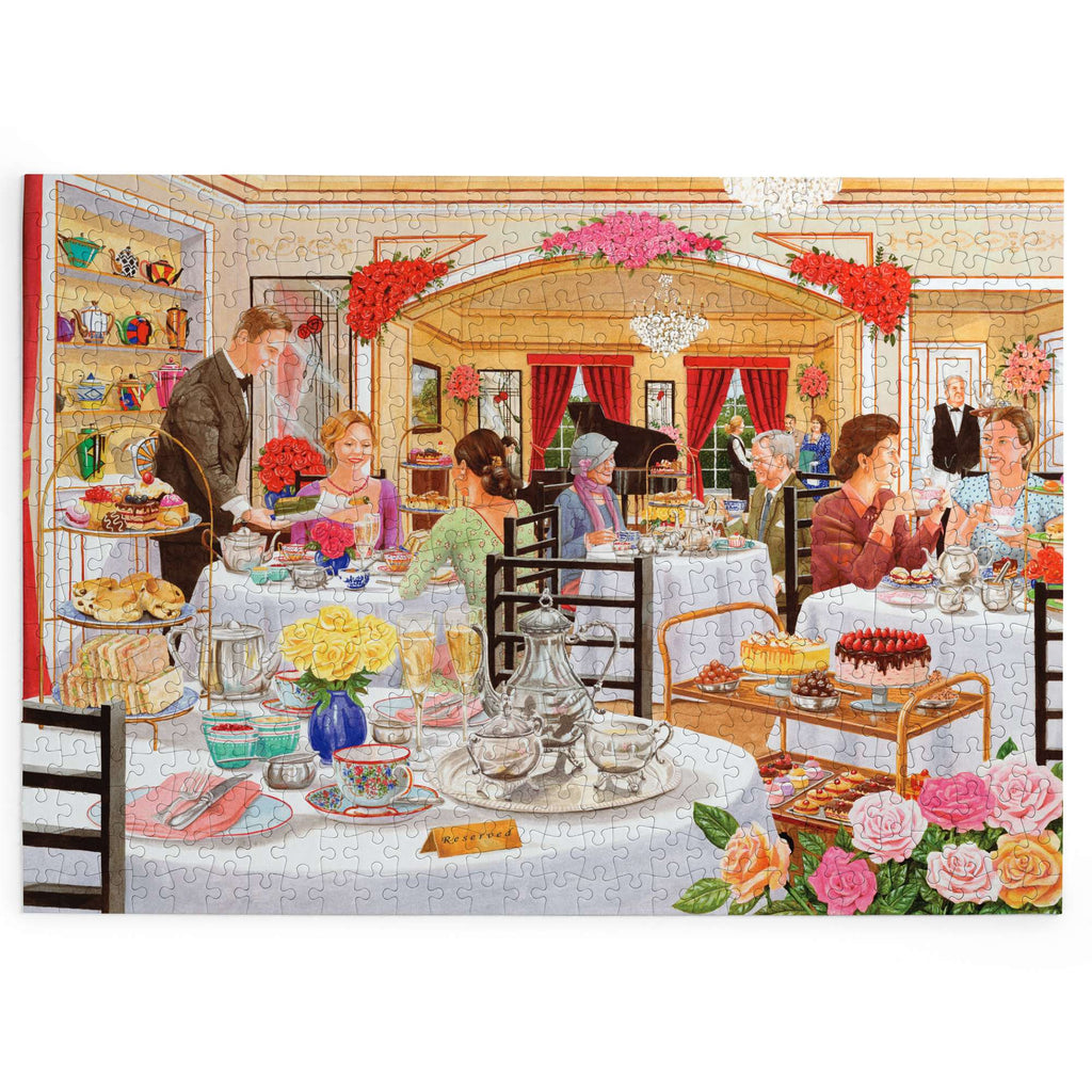 Made up: The Rose Tearooms by Tracy Hall - 500 Piece Jigsaw Puzzle (House of Puzzles)