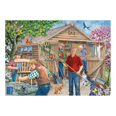 Artwork: Our Man Shed by Robert Barry - 500 XL Piece Jigsaw Puzzle (House of Puzzles)