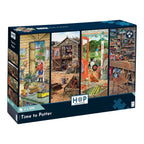 Time to Potter by Robert Holness - 4 x 500 Piece Jigsaw Puzzle (House of Puzzles)