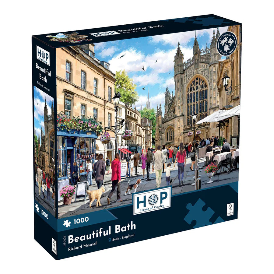 Beautiful Bath by Richard Macneil - 1000 Piece Jigsaw Puzzle (House of Puzzles)
