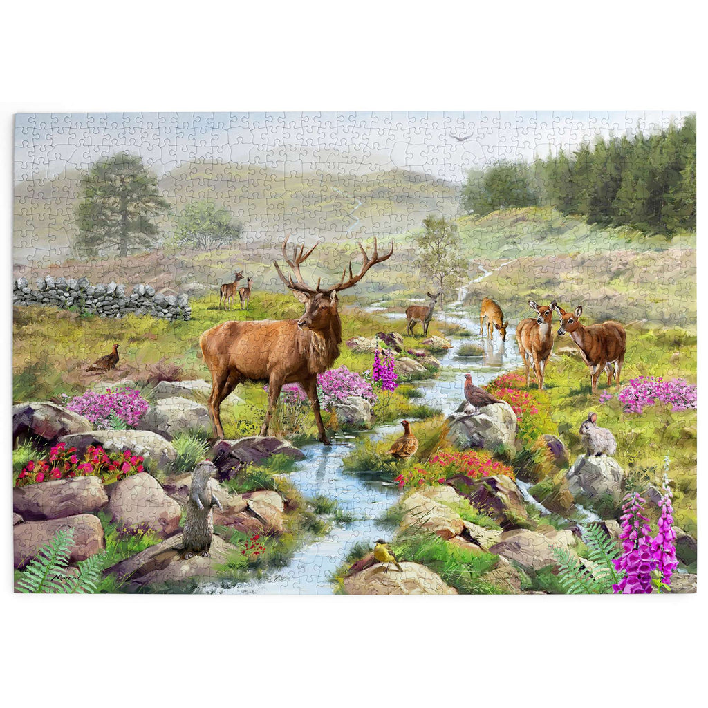 Made up: Highland Majesty by Richard Macneil - 1000 Piece Jigsaw Puzzle (House of Puzzles)