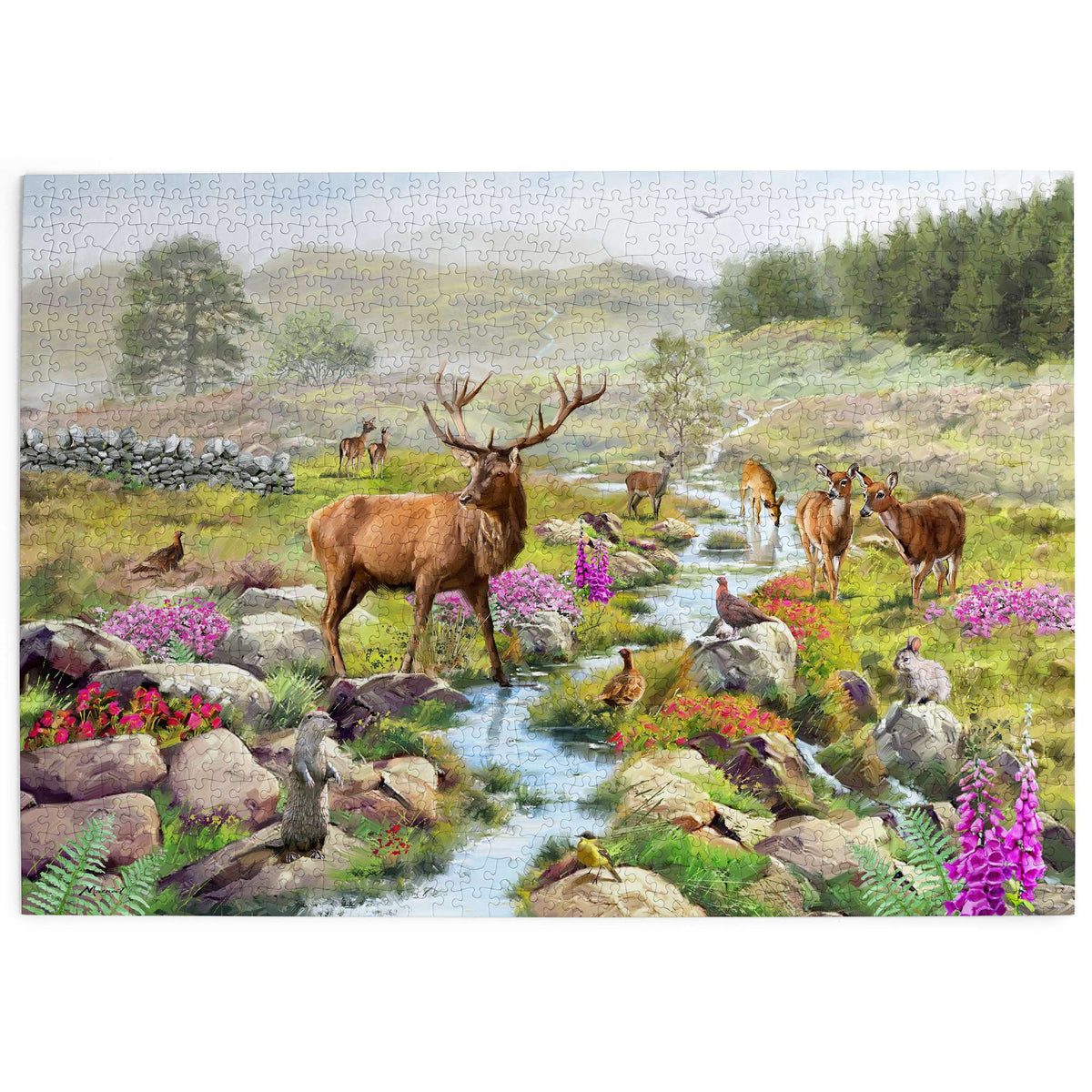 Made up: Highland Majesty by Richard Macneil - 1000 Piece Jigsaw Puzzle (House of Puzzles)