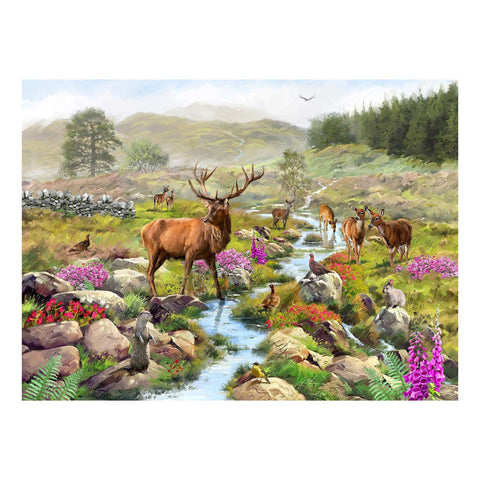 Artwork: Highland Majesty by Richard Macneil - 1000 Piece Jigsaw Puzzle (House of Puzzles)