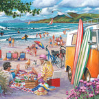 Detail of the artwork: Wish You Were Here by Keith Stapleton - 1000 Piece Jigsaw Puzzle (House of Puzzles)