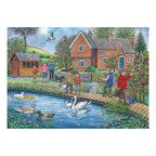Plum Cottage by Ray Cresswell - 250 XL Piece Jigsaw Puzzle (House of Puzzles)