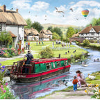 Detail of the artwork: Passing Through by Richard Macneil - 500 Piece Jigsaw Puzzle (House of Puzzles)