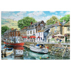 Made up: Waiting by the Wharf by Richard Macneil - 500 Piece Jigsaw Puzzle (House of Puzzles)