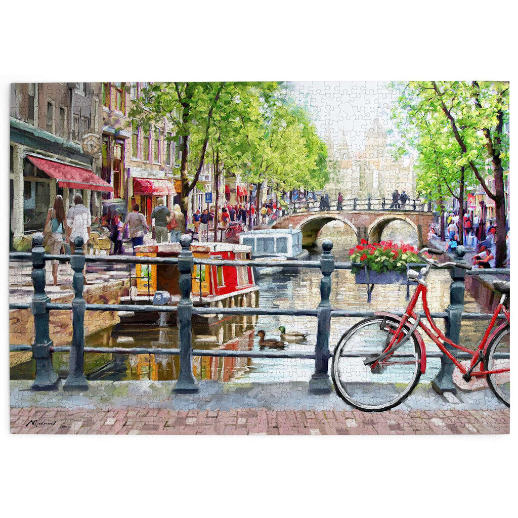 Made up: Spring in Amsterdam by Richard Macneil - 1000 Piece Jigsaw Puzzle (House of Puzzles)