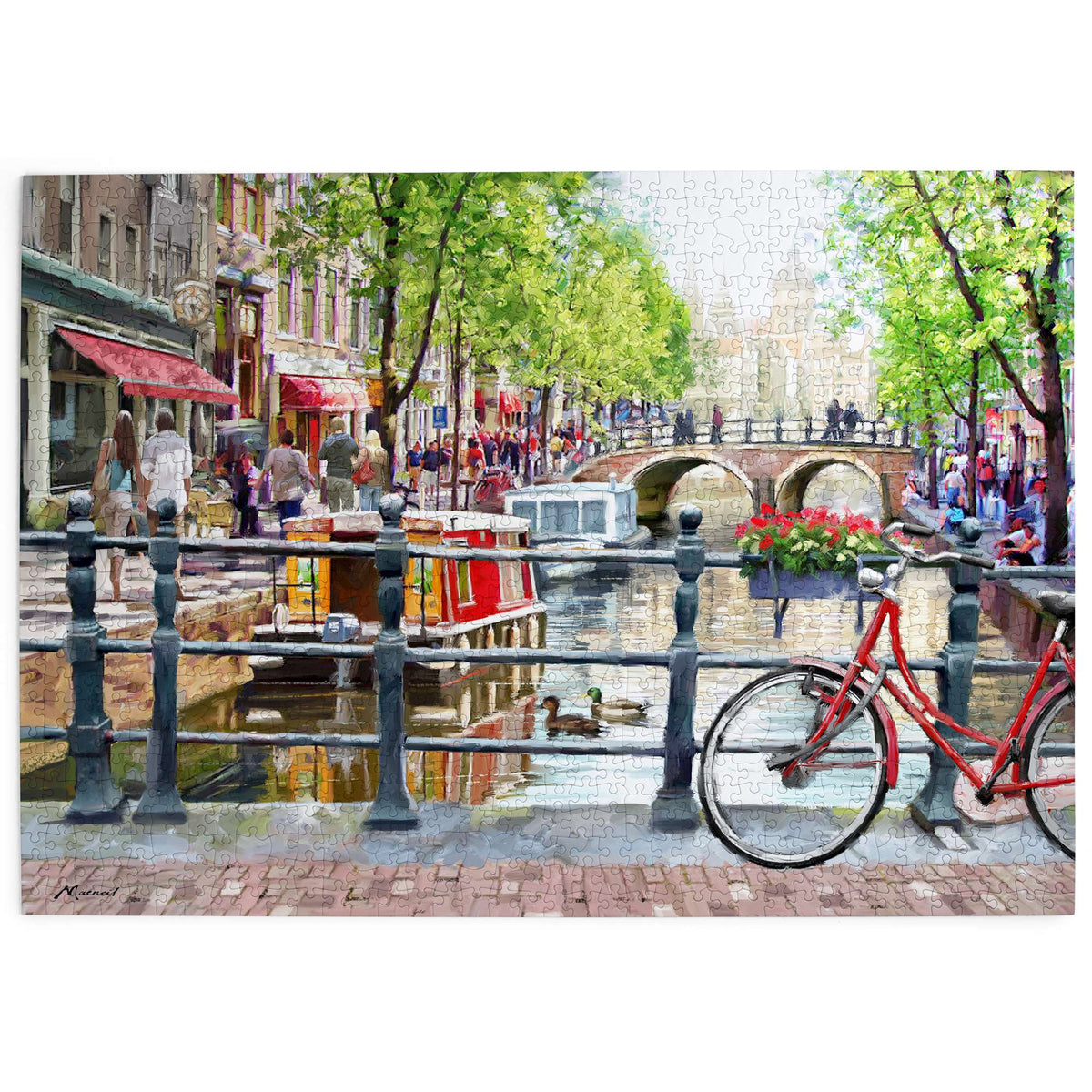 Made up: Spring in Amsterdam by Richard Macneil - 1000 Piece Jigsaw Puzzle (House of Puzzles)