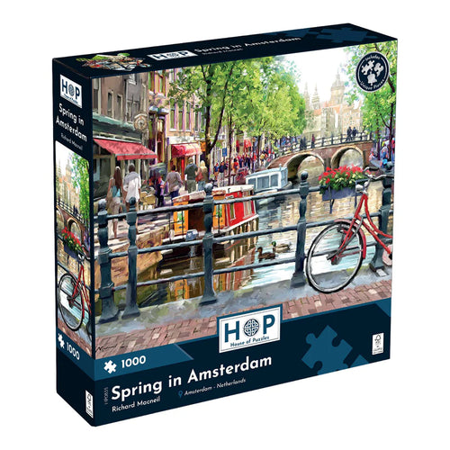 Spring in Amsterdam by Richard Macneil - 1000 Piece Jigsaw Puzzle (House of Puzzles)