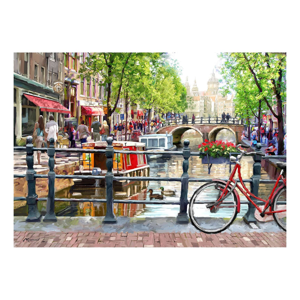 Artwork: Spring in Amsterdam by Richard Macneil - 1000 Piece Jigsaw Puzzle (House of Puzzles)