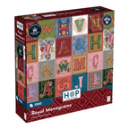 Royal Monograms - Historic Royal Palaces 1000 Piece Jigsaw Puzzle (House of Puzzles) - Completed Puzzle