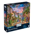 Mermaid Street, Rye, Sussex by Steve Crisp - 1000 Piece Jigsaw Puzzle (House of Puzzles) - Completed Puzzle