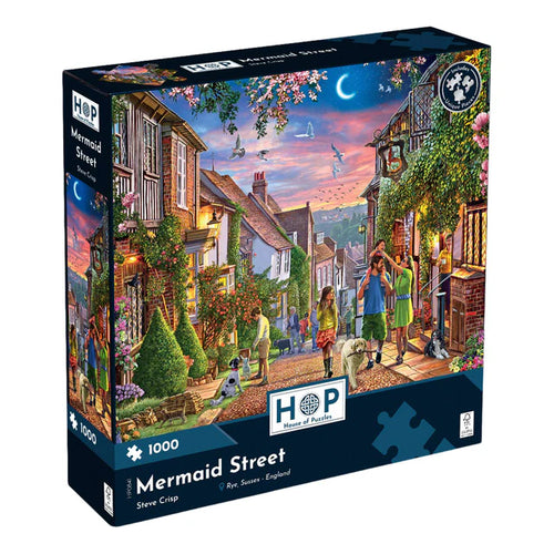 Mermaid Street, Rye, Sussex by Steve Crisp - 1000 Piece Jigsaw Puzzle (House of Puzzles)