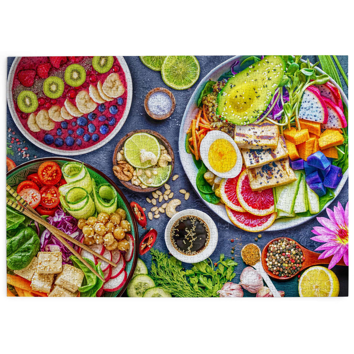Made up: Buddha Bowl Bliss by Aimee Stewart - 1000 Piece Jigsaw Puzzle (House of Puzzles)