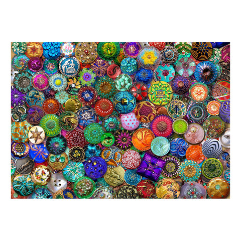 Artwork: Glass Buttons by Aimee Stewart - 1000 Piece Jigsaw Puzzle (House of Puzzles)