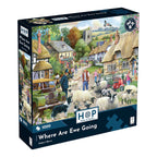 Where Are Ewe Going by Robert Barry - 1000 Piece Jigsaw Puzzle (House of Puzzles) - Completed Puzzle