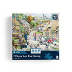 Box, straight on: Where Are Ewe Going by Robert Barry - 1000 Piece Jigsaw Puzzle (House of Puzzles)