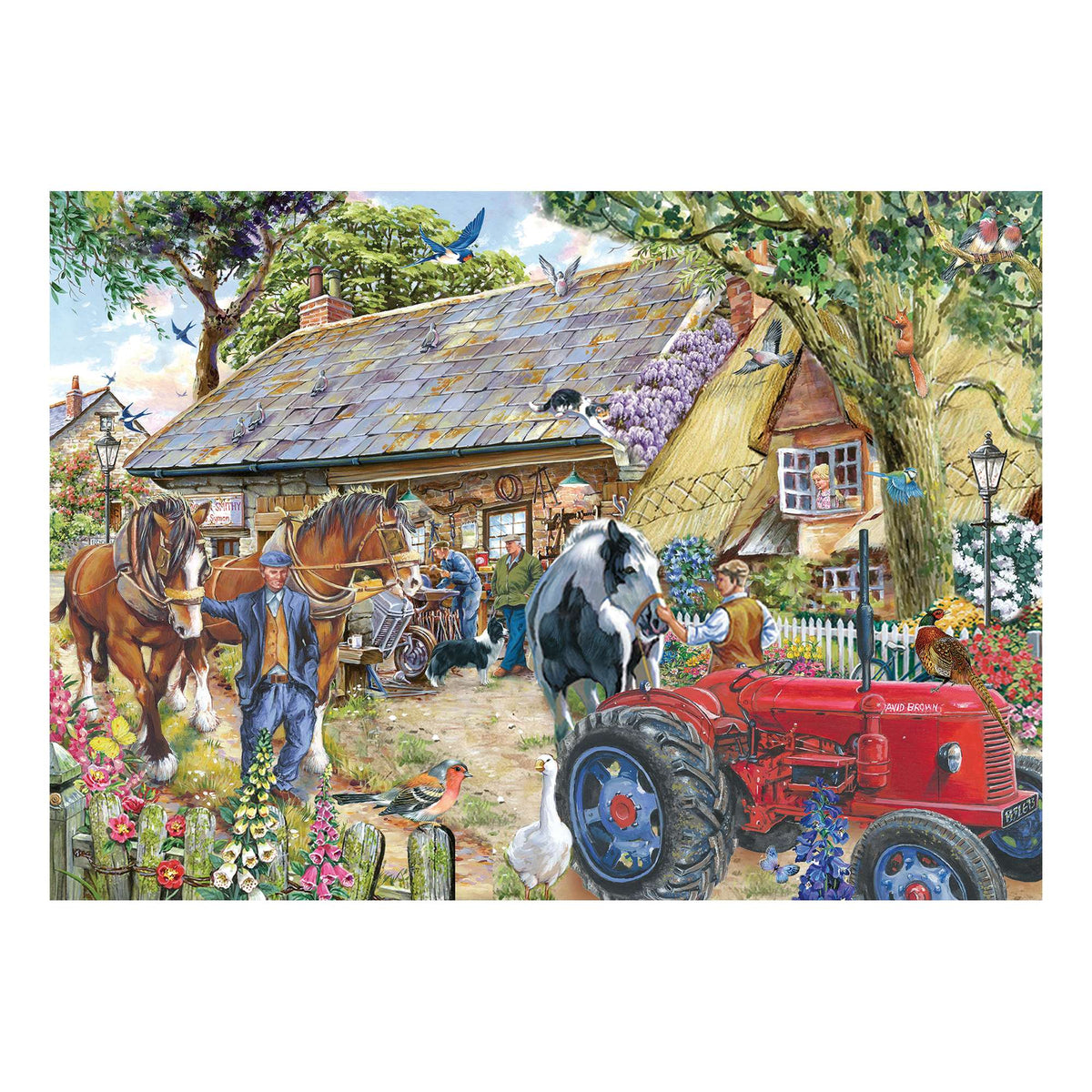 Artwork: Forge and Fix by Robert Barry - 500 Piece Big Jigsaw Puzzle (House of Puzzles)
